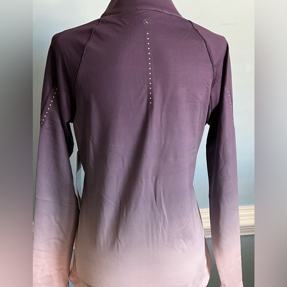 NWT Ombré Protech Athleisure Jacket Purple Workout Wear Gym - Picture 2 of 10